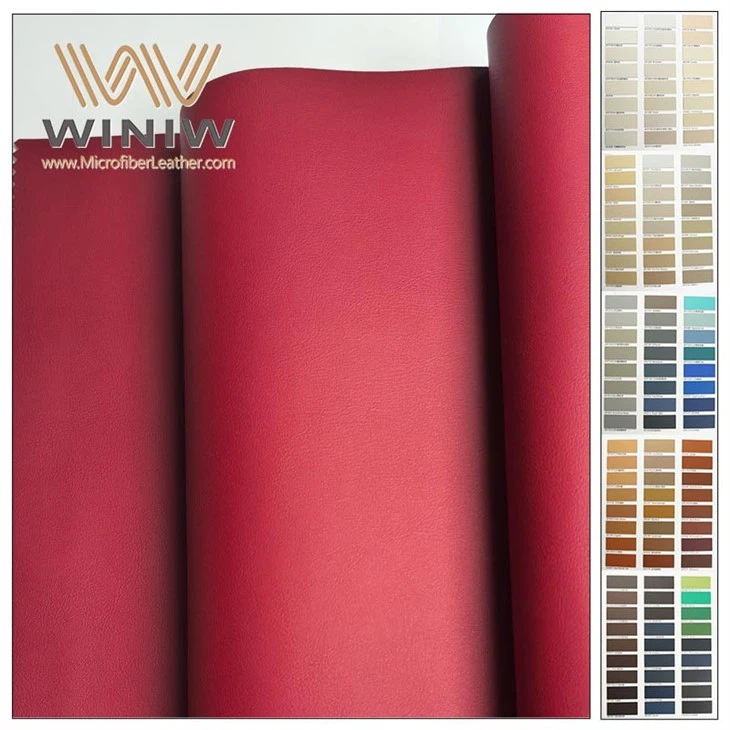 0.4mm Eco-friendly Synthetic Microfiber Nappa SK Series Leather For Floor Mat