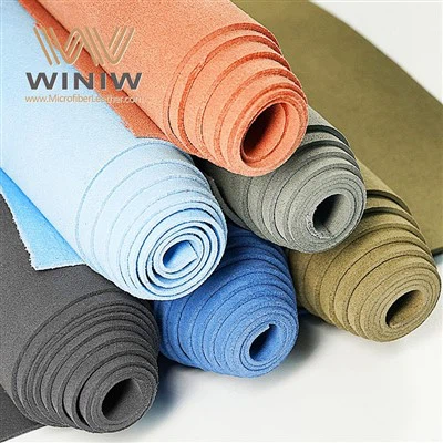 Divan uchun 1,2 mm Ultrasuede PU Teri Mikrosuede materiali