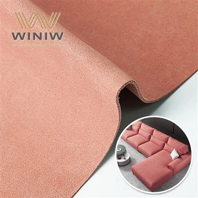 Divan uchun Microsuede Faux charm sun'iy mebel materiali